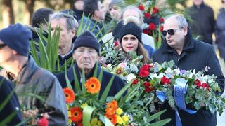 Posljednji ispraćaj velikog hrvatskog književnika Ive Brešana na šibenskom groblju Kvanj