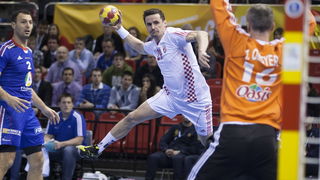 Zaragoza, Spanjolska, 230113.
Gradska dvorana Principe Felipe.
Svjetsko prvenstvo u rukometu za muskarce Spanjolska 2013.
Utakmica cetvrtfinala izmedju reprezentacija Hrvatske i Francuske.
Na fotografiji: Ivan Nincevic.
Foto: Ante Cizmic / CROPIX