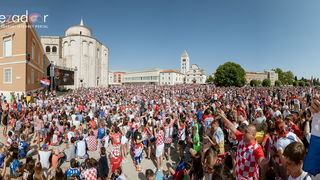 Navijačko ludilo u Zadru za vrijeme i nakon finala Svjetskog prvenstva Navijačko ludilo u Zadru za vrijeme i nakon finala Svjetskog prvenstva