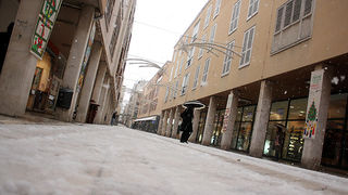 Snijeg u Zadru, 17. prosinca 2009, Foto: Saša Čuka