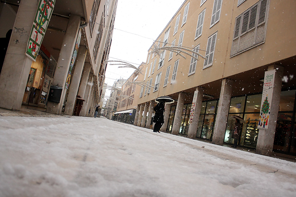 Snijeg u Zadru, 17. prosinca 2009, Foto: Saša Čuka