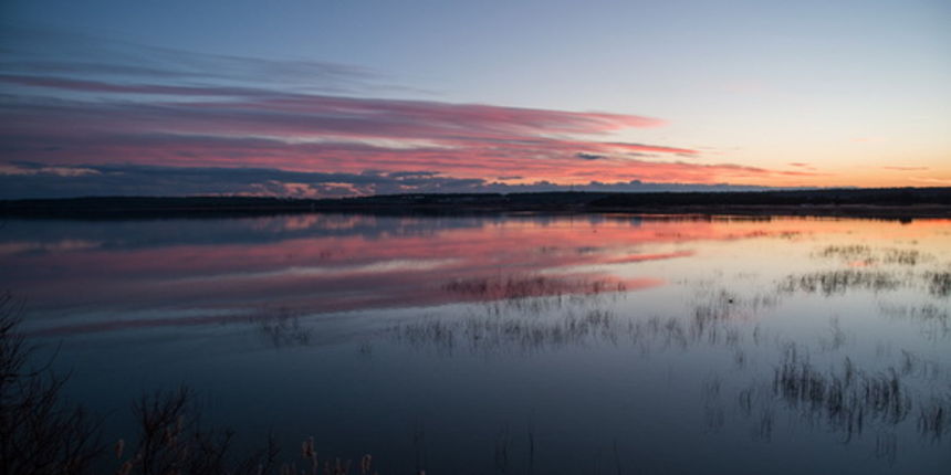 Prekrasan siječanjski suton na Vranskom jezeru. Foto: Vinko Pešić Prekrasan siječanjski suton na Vranskom jezeru. Foto: Vinko Pešić