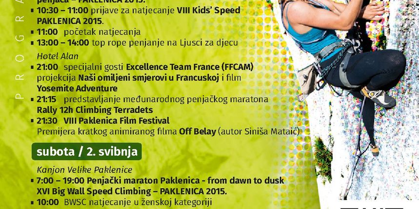 Adrenalinski prvosvibanjski vikend u NP Paklenica! Adrenalinski prvosvibanjski vikend u NP Paklenica!