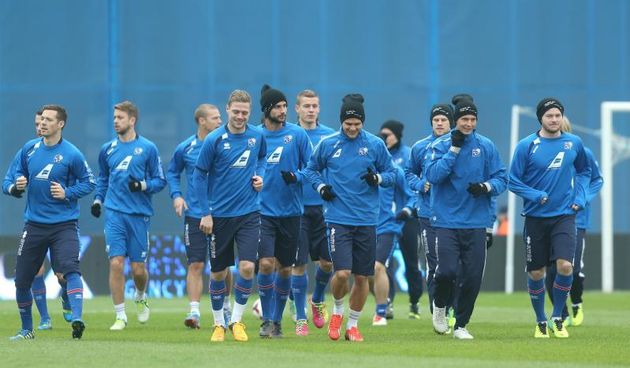 18.11.2013., Zagreb – Stadion Maksimir. Trening nogometne reprezentacije Islanda uoci sutrasnje uzvratne dokvalifijacijske utakmice s Hrvatskom za svjetsko prvenstvo u Brazilu. Photo: Sanjin Strukic/PIXSELL