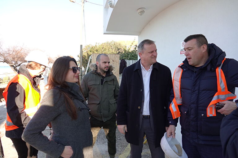 Gradonačelnik Dukić obišao gradilišta sustava odvodnje