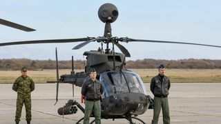 Zemunik: Predstavljena Eskadrila helikoptera OH-58D Kiowa Warrior