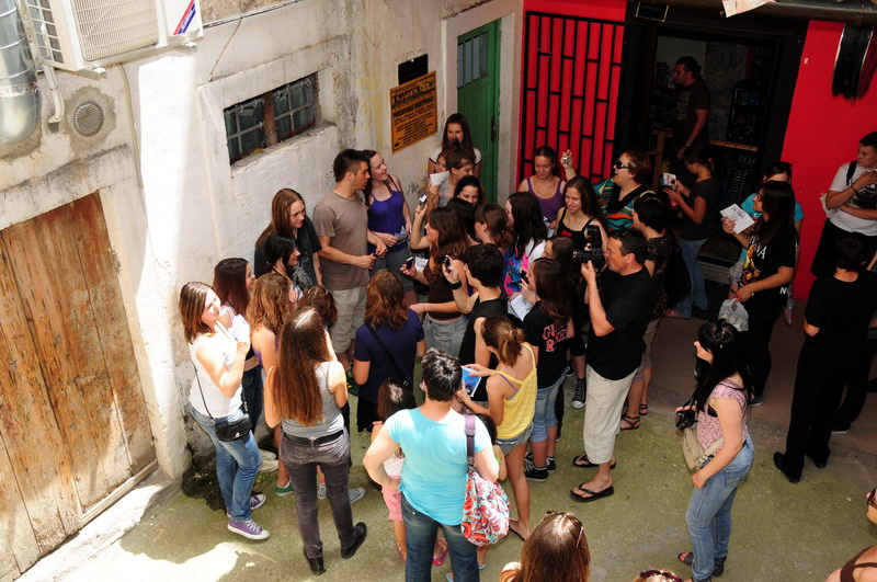 Finalisti HTZ-a Duje i Vilibald u Dallas Music Shopu, Foto: Ivan Dilber