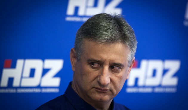 Split, 150513.
Povodom lokalnih izbora u splitskoj sredisnjici HDZ-a odrzana je konferencija za medije.
Na fotografiji: Tomislav Karamarko.
Foto: Ante Cizmic / CROPIX