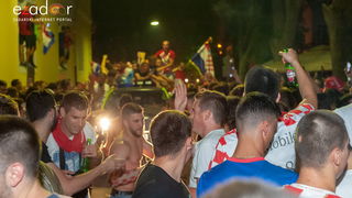 Zadar je gorio: Velika fešta nakon plasmana Vatrenih u polufinale Svjetskog prvenstva