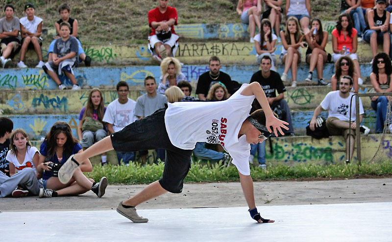 Grafiti, Hip hop & Break battles – Kapetanski park (foto: Marin Gospić)