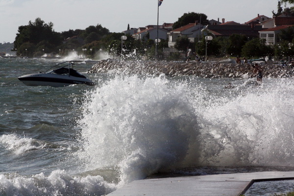Tramontana u Diklu 18. srpnja 2009, Foto: Mladen Malik