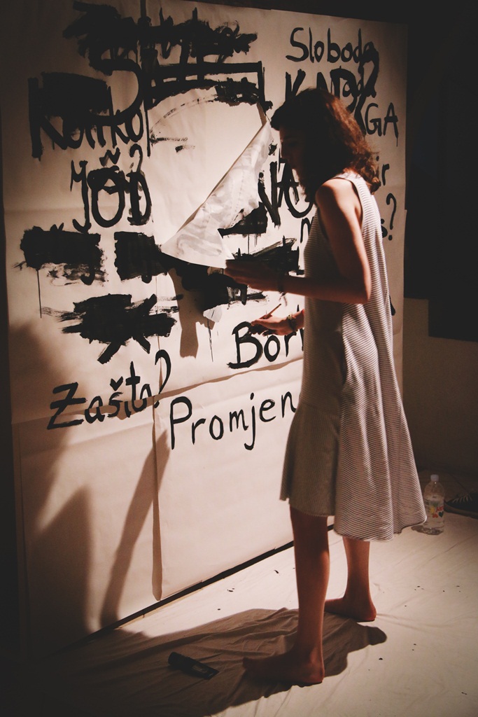 Performans “Granice” polaznika Glumačke radionice “Backstage” Performans “Granice” polaznika Glumačke radionice “Backstage”