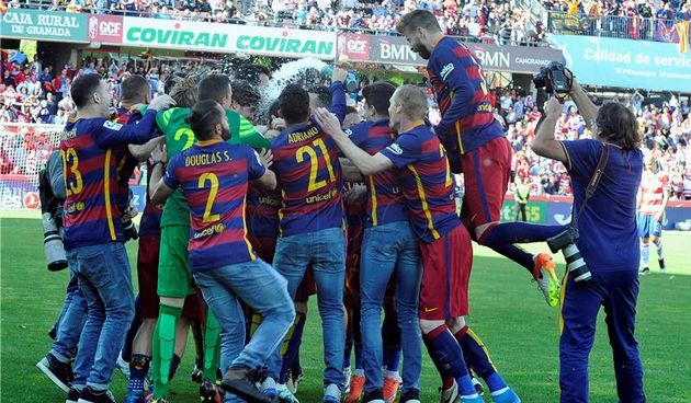 Slavlje Barcelone, foto: Hina