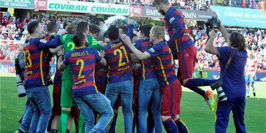 Slavlje Barcelone, foto: Hina