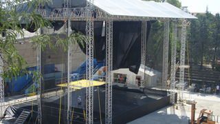 Pripreme za koncert Lennyja Kravitza