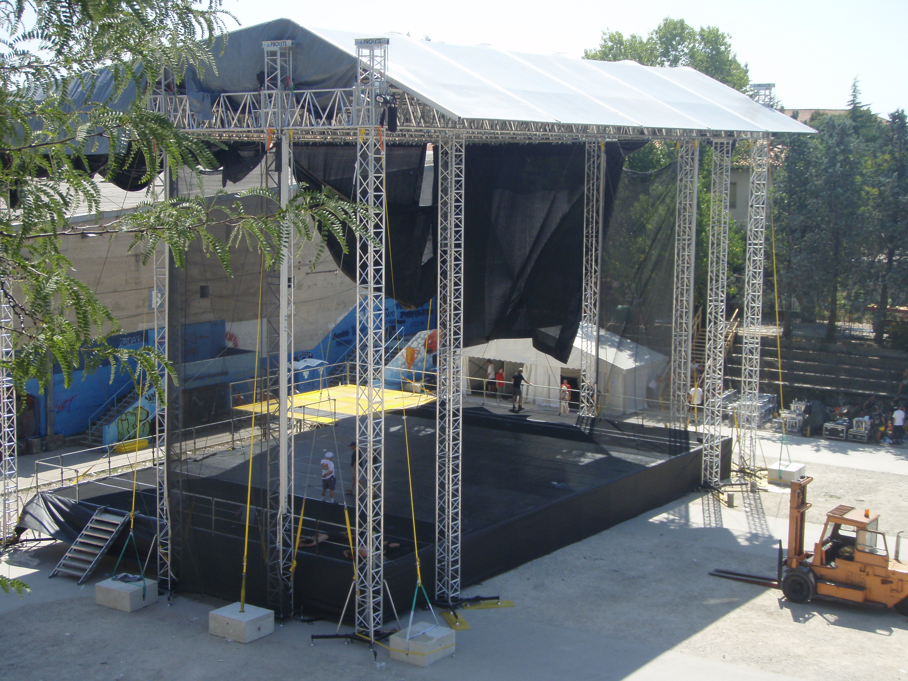 Pripreme za koncert Lennyja Kravitza