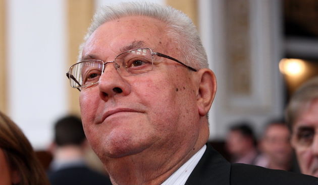 Zagreb, 101011.
Drzavni arhiv.
Svecana proslava Dana arhiva, kojoj je nazocio predsjednik Hrvatskog sabora Luka Bebic i ministar kulture Jasen Mesic. Tom je prigodom predstavljena i arhivska izlozba “Vjerni unuci slavnih pradjedova”.
Na slici: Luka Bebic.