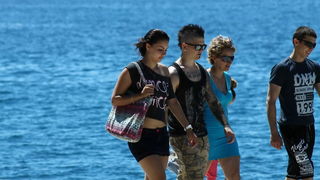 Ljetni šušur na zadarskoj rivi