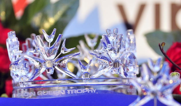 Zagreb, 050112.
Sljeme – Vip Snow Queen Trophy 2012.
Slalomska utrka FIS Svjetskog kupa na Sljemenu za muskarce.
Na slici: kruna.
Foto: Srdjan Vrancic / CROPIX