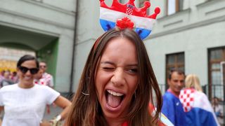 Hrvatski navijači okupirali centar Moskve!