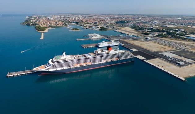 Nova luka Gaženica, pogled iz zraka, Foto: Dino Stanin/PIXSELL