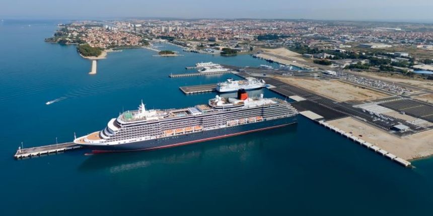 Nova luka Gaženica, pogled iz zraka, Foto: Dino Stanin/PIXSELL Nova luka Gaženica, pogled iz zraka, Foto: Dino Stanin/PIXSELL