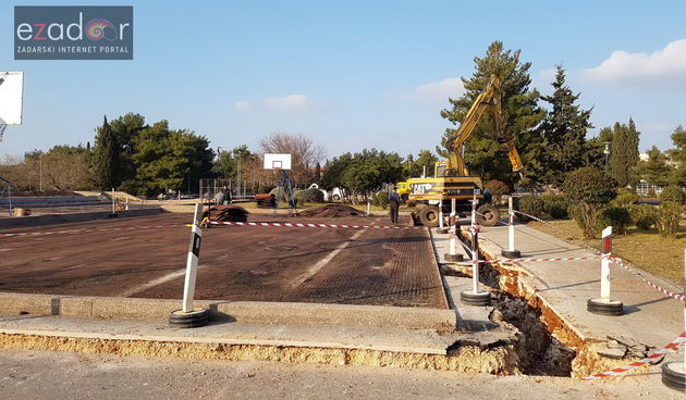 Radovi na vanjskim terenima SC Višnjik