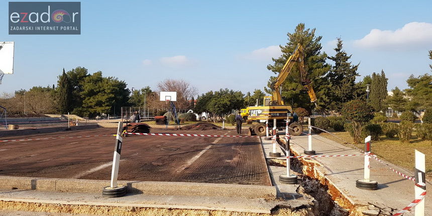 Radovi na vanjskim terenima SC Višnjik Radovi na vanjskim terenima SC Višnjik