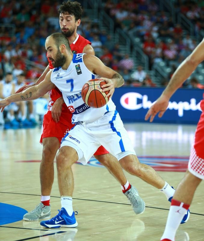 06.09.2015., Arena Zagreb, Zagreb – EuroBasket 2015., skupina C, 02. kolo, Grcka – Hrvatska. Foto: PIXSELL 06.09.2015., Arena Zagreb, Zagreb – EuroBasket 2015., skupina C, 02. kolo, Grcka – Hrvatska. Foto: PIXSELL
