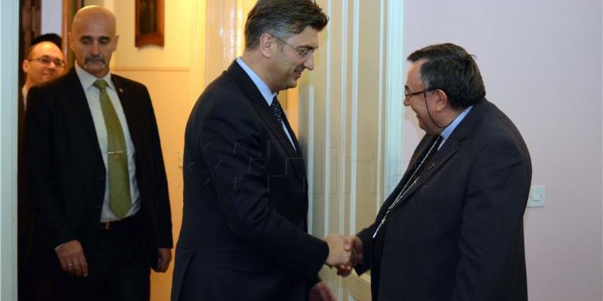 Plenković i Puljić, sastanak Plenković i Puljić, sastanak