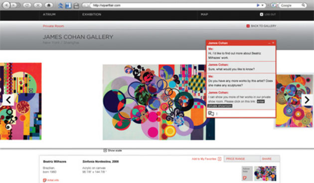 Online sajam umjetnosti, foto: vipartfair.com