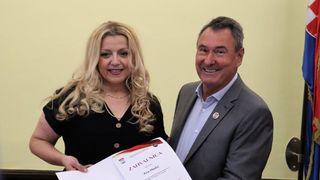 Primanjem u Domu županije uz dodjelu prigodnih zahvalnica svečano je obilježena 32. godišnjica osnutka i borbenog djelovanja 112. brigade Hrvatske vojske.