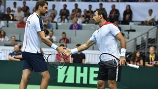 Davis Cup: Ivan Dodig/Marin Čilić – Nicolas Mahut/Pierre-Hugues Herbert 3-1. Photo. Hrvoje Jelavić/PIXSELL