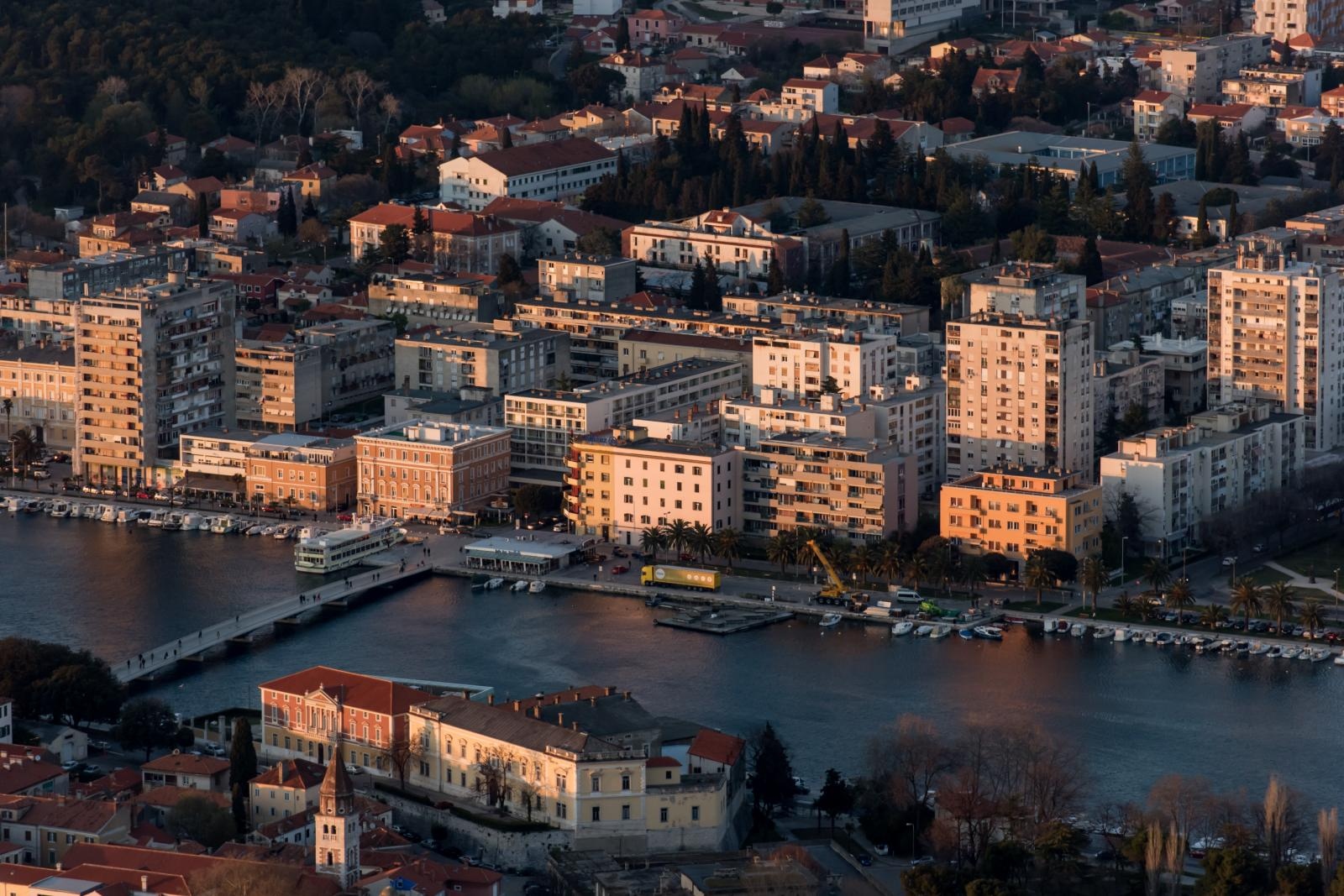Zadar iz zraka, panorama Zadra Zadar iz zraka, panorama Zadra