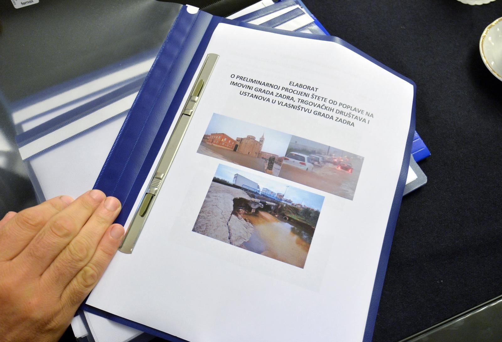 Zagreb: Sastanak o saniranju posljedica velikih poplava koje su pogodile Zadarsku županiju