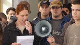 Okupljanje Nezavisne studentske inicijative Zadar (foto Nikola Turcinov) Okupljanje Nezavisne studentske inicijative Zadar (foto Nikola Turcinov)