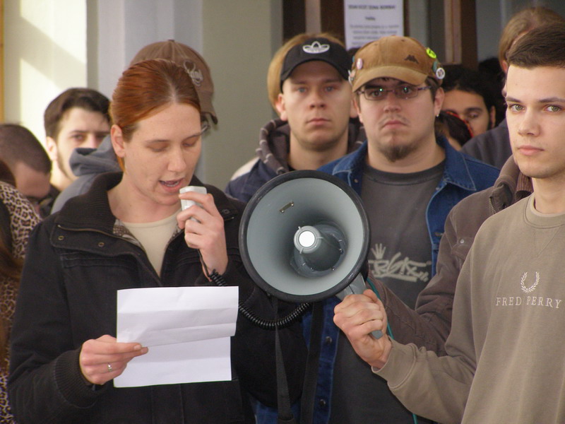 Okupljanje Nezavisne studentske inicijative Zadar (foto Nikola Turcinov) Okupljanje Nezavisne studentske inicijative Zadar (foto Nikola Turcinov)