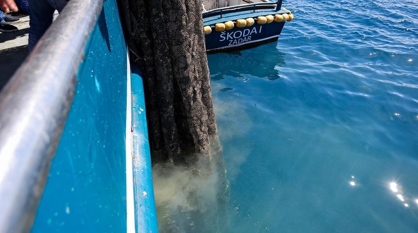 Ekološka manifestacija “Uz more, za more: zelena misija za održivu budućnost Hrvatske” održala se danas na plivarici Škoda koja je jutros u 11 sati isplovila iz zadarske luke Gaženica prema Ugljanu gdje će se provela akcija izvlačenja odbačenih ribarskih
