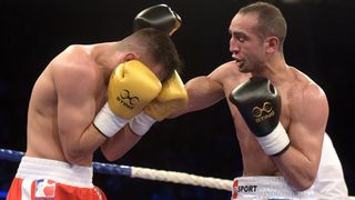 Svjetska boksacka liga, grupa B C1, kategorija 75 kg, Edin Avdic (Croatian Knights) – Nizar Trimech (France Fighting Roosters).