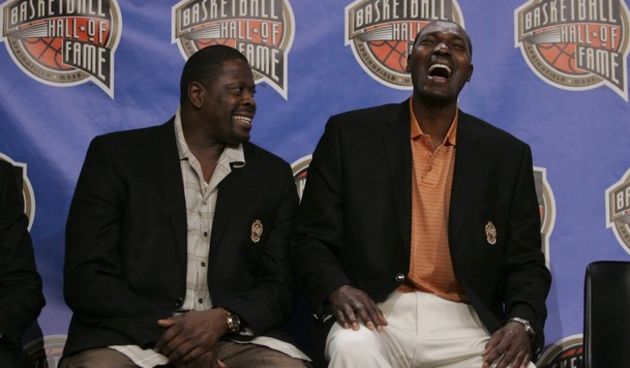 Pat Ewing i Hakeem Olajuwon (Foto:Reuters)
