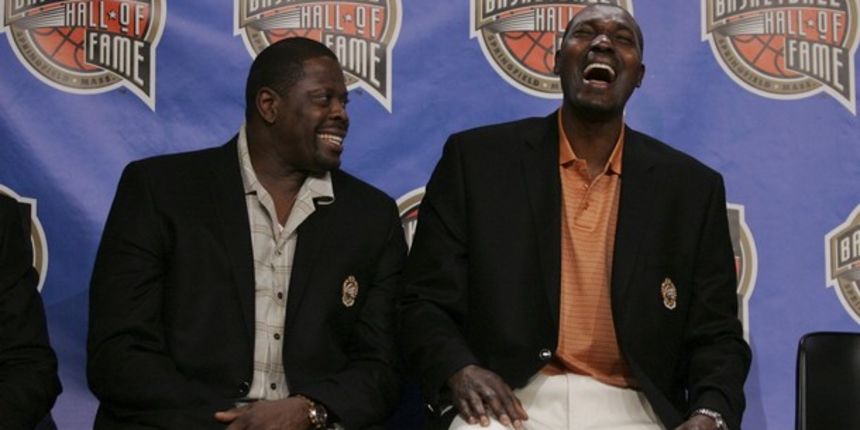 Pat Ewing i Hakeem Olajuwon (Foto:Reuters)