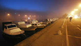 Zadarska večer u magli 8. veljače (foto:Saša Čuka)