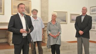 U Gradskoj loži otvorena izložba slika i skulptura Izvora Oreba U Gradskoj loži otvorena izložba slika i skulptura Izvora Oreba