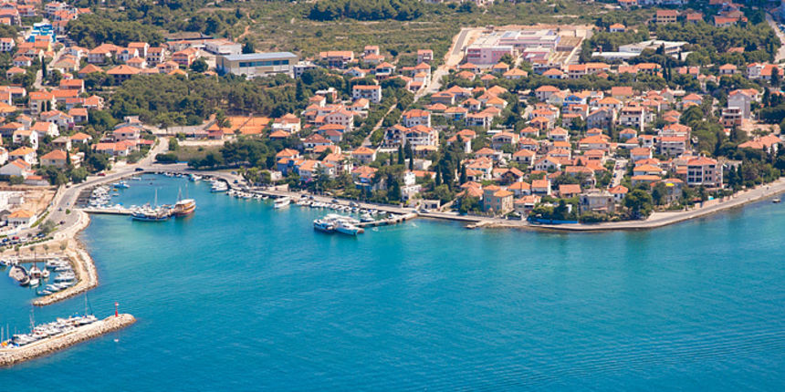 Grad Zadar iz zraka, foto: Leo Banić Grad Zadar iz zraka, foto: Leo Banić