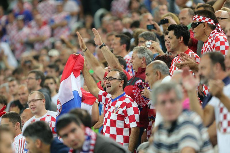 Velika hrvatska fešta u ljubljanskim Stožicama nakon plasmana u polufinale Eurobasketa, Foto. Igor Kralj/PIXSELL Velika hrvatska fešta u ljubljanskim Stožicama nakon plasmana u polufinale Eurobasketa, Foto. Igor Kralj/PIXSELL