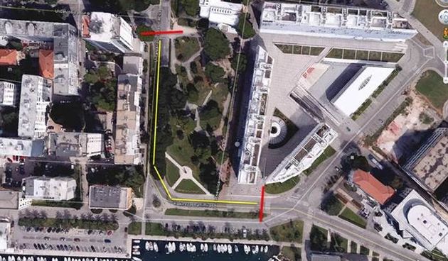 Sanacija kolnika na dijelu Jelačićeve i Braninirove obale