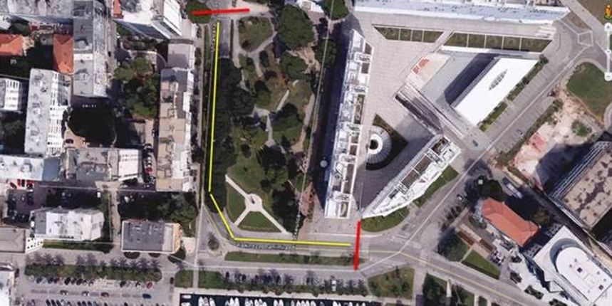 Sanacija kolnika na dijelu Jelačićeve i Braninirove obale