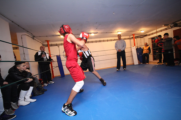 Javni sparing u boksačkom klubu Zlatna rukavica (foto:Saša Čuka)
