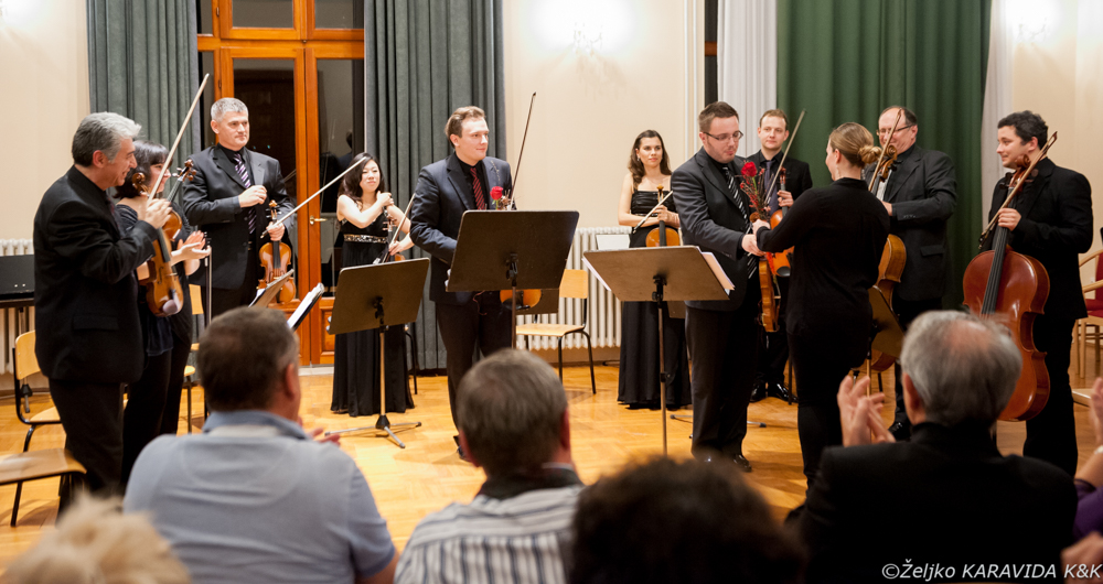 Zagrebački solisti u svečanoj dvorani Sveučilišta u Zadru, foto: Ž. Karavida Zagrebački solisti u svečanoj dvorani Sveučilišta u Zadru, foto: Ž. Karavida