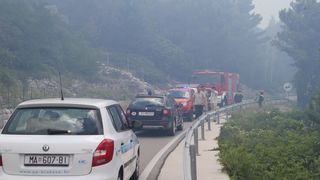 Požar na padinama Biokova Požar na padinama Biokova